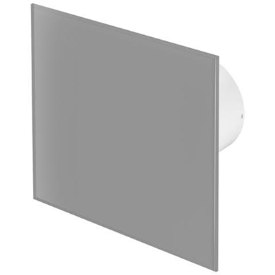 100mm Standard Aspiùatore Vetro Grigio Opaco Pannello Frontale Trax Parete Soffitto Ventilatore