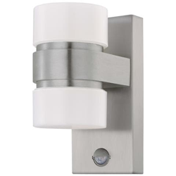 Lampada a LED Sensore da Parete Esterna Atollari 2x6W Argento características