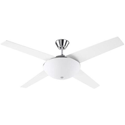 Leds-c4 30-1965-81 E9-ventilatore Aukena 2xe27 60ww Nichel Satinato