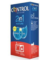 2 IN 1 NATURE + LUBE NATURE 3 PEZZI en oferta