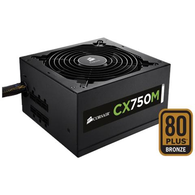 CX750M Alimentatore PC, Semi Modulare, 80 Plus Bronze, 750 W, EU