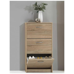 Scarpiera Con 3 Scomparti Inclinabili Rovere 411-003 precio