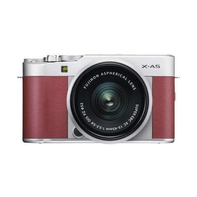 Kit Fotocamera Mirrorless Fujifilm X-A5 + 15-45mm Pink