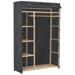 Armadio Grigio 110x40x170 Cm In Tessuto precio