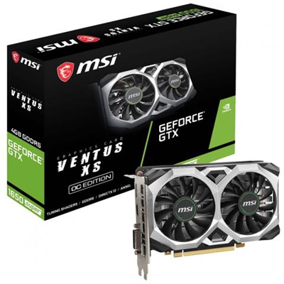 GeForce GTX 1650 Super 4 GB GDDR6 Pci-E 1 x DVI-D / 1 x DisplayPort / 1 x HDMI Ventus Xs