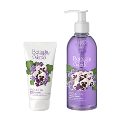 Offerta Violetta: lavamani + crema mani precio