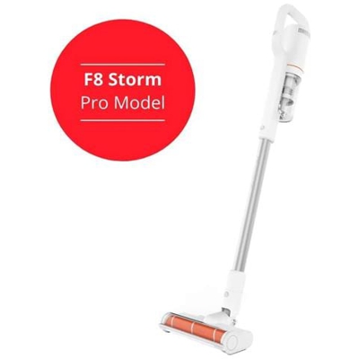 F8 Storm Pro-aspirapolvere Senza Fili, 100.000 Rpm, 435 W, Autonomia 60 Min, Bianco