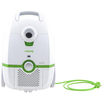 AXO700 Aspirapolvere a Traino Capacità 3 Litri Colore Bianco / Verde