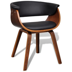 Sedia Moderna Da Tavola In Pelle Artificiale E Legno características