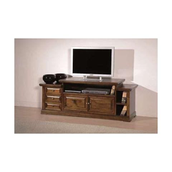 Mobile Credenza Porta Tv Legno Colore Noce Arte Povera X Sala Salotto en oferta