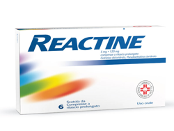 REACTINE*6CPR 5MG+120MG RP características