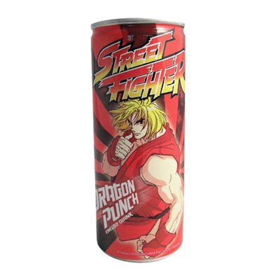 Street Fighter Dragon Punch Energy Drink