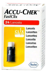 LANCETTE PUNGIDITO ACCU-CHEK FASTCLIX 24 PEZZI en oferta