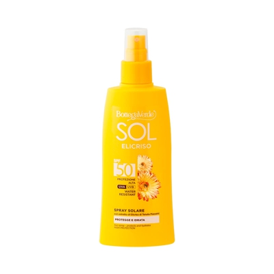 SOL Elicriso - Spray solare - protezione alta SPF50 - water resistant