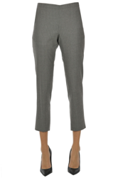 Pinstriped wool trousers en oferta