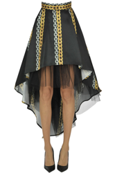 Asymmetric wide skirt precio