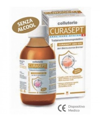 Curasept ADS 0.20 + Colostro Collutorio Trattamento Immunoprotettivo 200ml