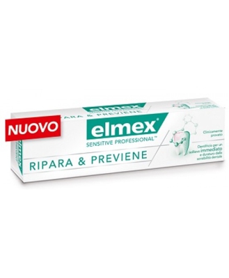 Elmex Sensitive Professional Ripara & Previene Dentifricio 75ml