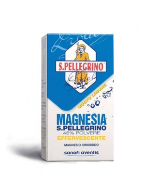 Magnesia S.Pellegrino 45% Polvere Effervescente Limone 15g