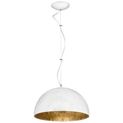 Lampada A Sospensione Acer, Lampadario, Da Soffitto, Bianco In Metallo, 35 X 35 X 90 Cm, 1 X E27, 60w