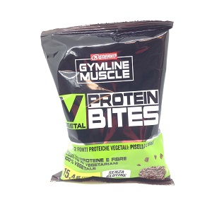 GYMLINE MUSCLE VEGETAL PROTEIN BITES CIOCCOLATO FONDENTE 54 G