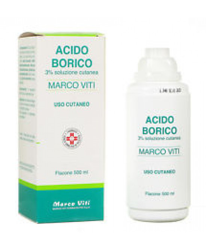 Acido Borico Marco Viti 3% Soluzione Cutanea 500ml características