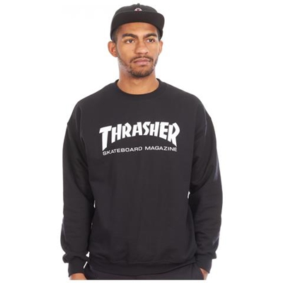 Maglione Thrasher Skate Mag Nero (xl, Nero)