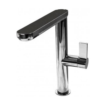 Miscelatore Monocomando con canna girevole cromata Materia 21x26 cm Keratek Plus Dark Grey 99