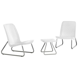 Set Mobili da Esterno 3 pz Rio Bianco 218155 precio