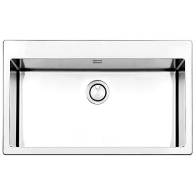 LNP77F Lavandino da cucina top-mount Rettangolare Acciaio inossidabile