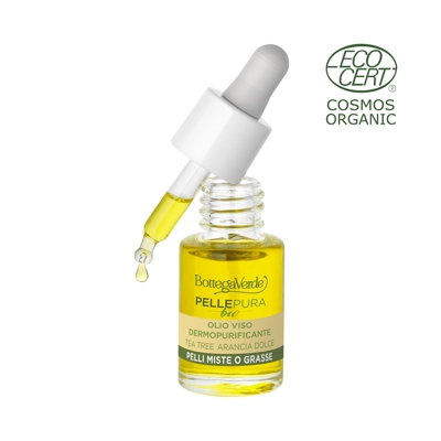 Pelle pura bio - Olio viso dermopurificante