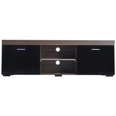 Moderno Mobile Porta Tv Con Due Ante In Pannelli Particelle, 140x40x44cm
