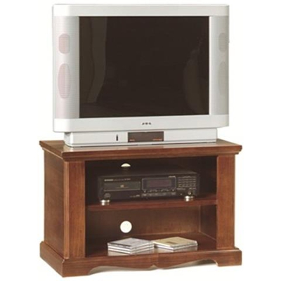 Porta Tv Legno Arte Povera Colore Noce Scuro