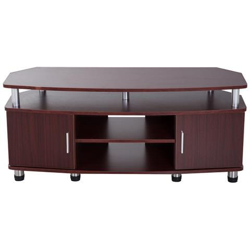 Mobile Porta Tv Classico Da Soggiorno Con 2 Ripiani, Marrone 120x39.5x52cm en oferta
