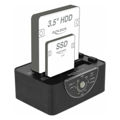 63992 Docking Station Per Unità Di Archiviazione Usb 3.0 (3.1 Gen 1) Type-b Nero