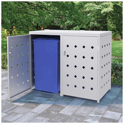 Copribidone Per Spazzatura Doppio 240 L In Acciaio Inox precio