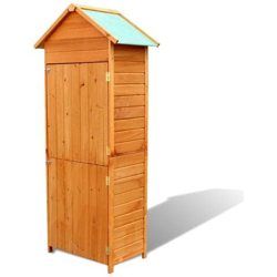 Armadietto da Giardino in Legno Impermeabile 79x49x190 precio