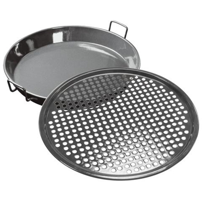 Padella 2 maniglie per Barbecue