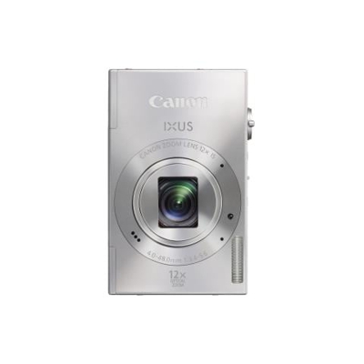Fotocamera digitale compatta Canon IXUS 500 HS - 10,1 Megapixel - Argento - 7,6 cm (3'') LCD - 16:9 - 12x Zoom Ottico - 4x - Ottico (IS) - 3648 x 2736 Immagine - 1920 x 1080 Video - HDMI - PictBridge - Modalità HD Movie