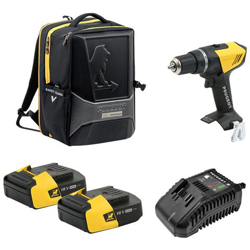 Drill Pack Peugeot Energydrill-18v20 - 2 Batterie 18v 2.0 Ah - 1 Caricatore - Zaino Performer 250312-250307 características