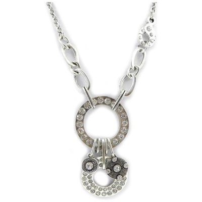collana 'french touch' 'queen' argentato - [ c7663]