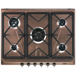 Piano Cottura SRV876RAGH a Gas 5 Fuochi Gas Colore Rame en oferta