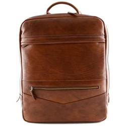 Zaino Per Uomo In Vera Pelle Con Tasca Laptop Colore Marrone - Pelletteria Toscana Made In Italy - Zaino precio