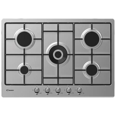 Piano Cottura CHW74WTX a Gas 5 Fuochi Gas Colore Inox