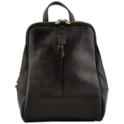 Zaino Donna In Vera Pelle Colore Nero - Pelletteria Toscana Made In Italy - Zaino características