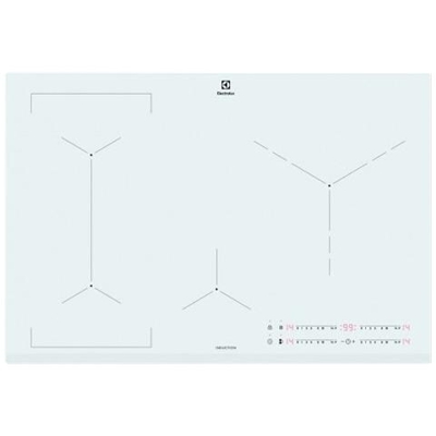 Piano Cottura EIV83443BW a Induzione 4 Zone Cottura da 80 cm Colore Bianco