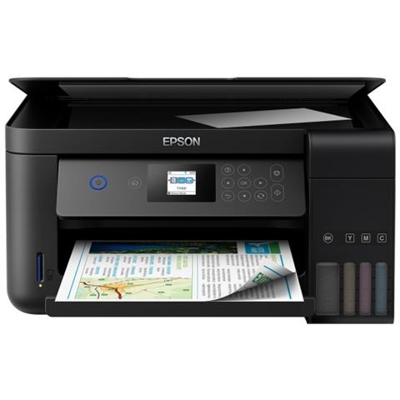 Stampante Multifunzione EcoTank ET-2750 Inkjet a Colori Stampa Copia Scansione 33 ppm (B / N) 15 ppm (a Colori) Wi-Fi USB