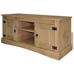 Mobile Porta Tv Legno Pino Messicano Corona Range 120x40x52 características