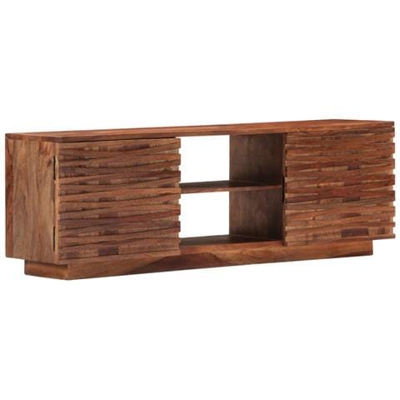 Mobile Porta Tv 120x30x40 Cm In Legno Massello Di Sheesham