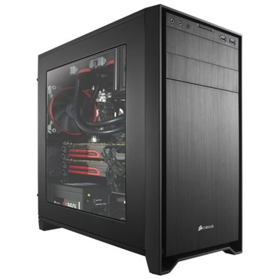 Case Obsidian 350D Middle Tower Micro-ATX / Mini-ITX Colore Nero Finestrato